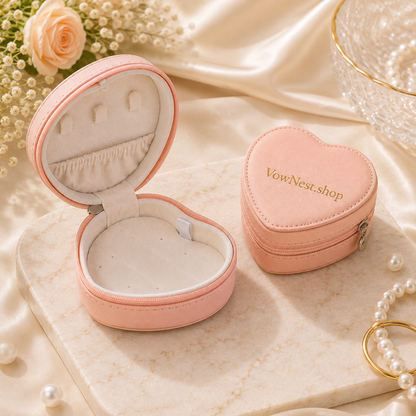 Combo 4 Set Mini Heart Jewelry Organizer