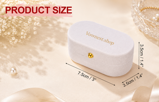 Velvet Mini Travel Jewelry Case